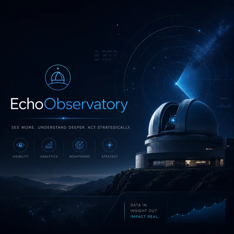 EchoObservatory: See More. Understand Deeper. Act Strategically.